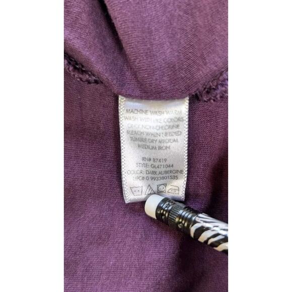 Womens Set Of 2 Size XL Everyday Long Sleeve Cotton Blend Basics T-shirts - Picture 10 of 10